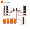 Newest 3 phases solar inverter 24V 4000W solar energy storage system container for commerical used and household solar inverter